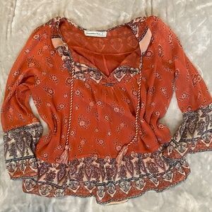 Abercrombie Flowy blouse